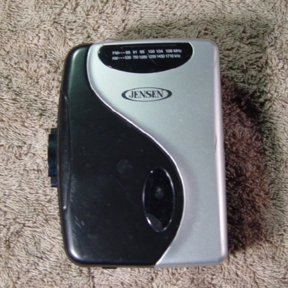 Vintage Jensen Portable AM / FM Stereo Cassette Player SCR-68C Tested Works